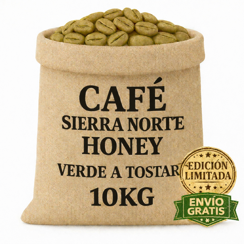 Saco de 10kg de café verde Honey de Oaxaca para tostar – Edición limitada Gapesh