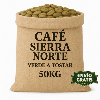 Costal de 50kg de café verde arábica de Oaxaca para tostar – Gapesh mayoreo